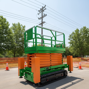 Plataforma de Trabajo Elevadora de Tijera Hidráulica Motorizada de 8m de Baja Altura - Product Image 1