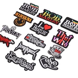 Nuevas letras <span class=keywords><strong>BOB</strong></span> <span class=keywords><strong>MARLEY</strong></span> THE WHO diseño bordado ropa parches Rock música letra diseño bordado hierro en parche para camisa - Product Image 4