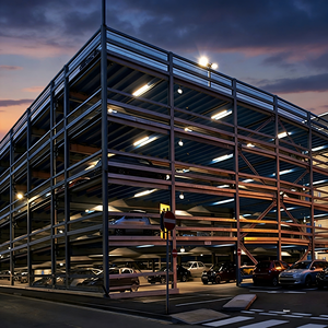 Structure en acier pour parking de voitures, garage, unités de stockage, bâtiment préfabriqué en structure légère en acier - Product Image 2