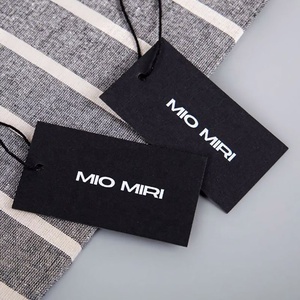 Individuelle UV-beständige dicke schwarze Karton-Preisschilder für Kleidung, Materialpapier, Anhängeetiketten, Zertifikate, Taschen, Geräte, Spielzeug, Markenetiketten - Product Image 4