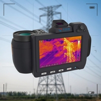 Caméra thermique portable de surveillance extérieure à longue portée 640x480 avec fusion de lumière visible pour usage industriel