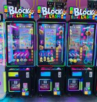 Machine de jeu d'arcade commerciale Joyplay à monnayeur, jeu de construction de briques, machine à blocs chanceux pour centre de jeux