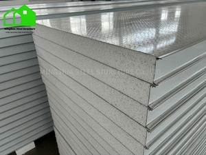 Paneles Sándwich <span class=keywords><strong>EPS</strong></span> Prefabricados de Diseño Moderno, Tablero Aislante Ignífugo de <span class=keywords><strong>Alta</strong></span> <span class=keywords><strong>Densidad</strong></span> para la Construcción de Viviendas, Hecho de Acero - Product Image 5