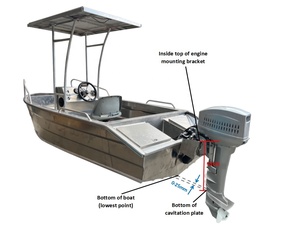 Moteurs de bateau puissants 96V 9KW 12HP pour les sports nautiques - Product Image 4
