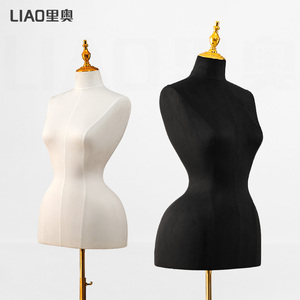 <span class=keywords><strong>Mannequin</strong></span> de présentation demi-corps en mousse flexible à hauteur réglable pour vêtements féminins, pose debout - Product Image 5
