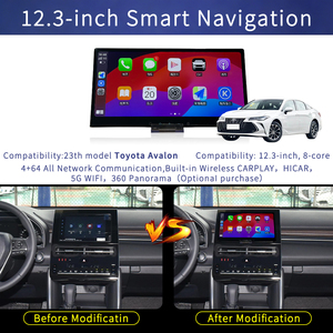 หน้าจอระบบนำทางอัจฉริยะขนาด 12.3 นิ้ว OEM Fit สำหรับรถยนต์โตโยต้าอวาลอนรุ่นที่ 23  8-Core 4+64GB รองรับ Wireless CarPlay และ HiCar พร้อมหน้าจอสัมผัส - Product Image 1