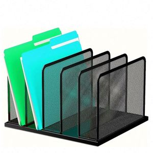 Organizador de Archivos de Escritorio Personalizado al Por Mayor al Precio Más Bajo, con 6 Compartimentos Verticales de Malla para Clasificar y Guardar Documentos - Product Image 1