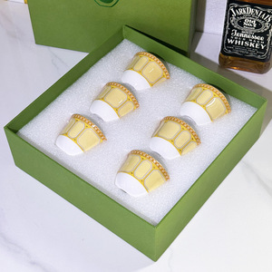 Tazzina da Caffè Turco Design Cigno Europeo in Fine Bone China, Mini Tazza per Espresso e Tè, Bestseller in Medio Oriente - Product Image 1