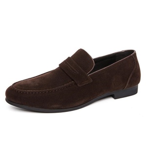 Zapatos de Vestir de Cuero para Hombre, Color Marrón, Estilo Mocasines con Punta en Pico, Cierre Deslizante, para Primavera y Verano - Product Image 6