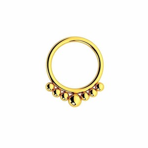 Stainless Steel <b>Nose</b> Ring Ball Closure Ring Seamless Piercing Jewelry For <b>Nose</b> <b>Studs</b> 8mm Size Fashion Jewelry - Product Image 5