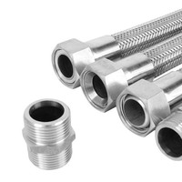 Tuyau tressé en acier inoxydable pour système d'extinction d'incendie, anneau de tuyauterie pour réservoir de stockage de GNL, dispositif de refroidissement par sprinkler