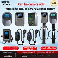 Chargeur de voiture électrique Auxus 7 kW 11 kW 22 kW Type 2 32 A 220 V 400 V Monophasé Domestique Commercial Intelligent Wi-Fi App OCPP CE TUV UKCA RoHS IEC 61851