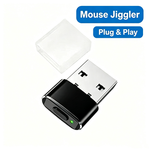 Mouse Jiggler Undetectable USB Mover Device with 3 Modes Green LED Indicator Plug &amp; Play to Keep Laptop <strong>Awake</strong> - Product Image 1