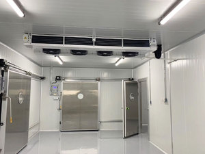 Repuestos para Sistema <span class=keywords><strong>de</strong></span> Cámara Frigorífica <span class=keywords><strong>de</strong></span> Congelación Rápida para Almacenamiento <span class=keywords><strong>de</strong></span> Carne y Pescado, Azul+Verde, -50°C ~ +50°C, R404A/R507A, 19m³/h - Product Image 5