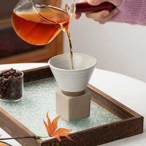 200ml Coarse Earthenware <b>Ceramic</b> Coffee <b>Mug</b> High Appearance Japandi Style Camping <b>Mug</b> Creative Retro Home Use Reusable - Product Image 3