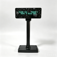 Écran VFD 2x20 lignes USB WiFi Bluetooth avec rétroéclairage bleu-vert pour terminal de point de vente de supermarché