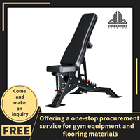 Banc de musculation réglable en inclinaison/déclin Stable TUSKS TK17-B95 Commercial Pro, haltères, entraînement fonctionnel, caractéristiques