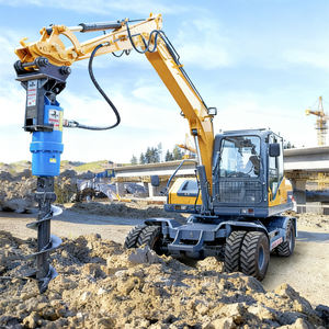 Máquina perforadora de apilamiento de excavadora de alta calidad, excavadora de pila helicoidal, barrena de perforación de tierra con brocas de aleación - Product Image 4
