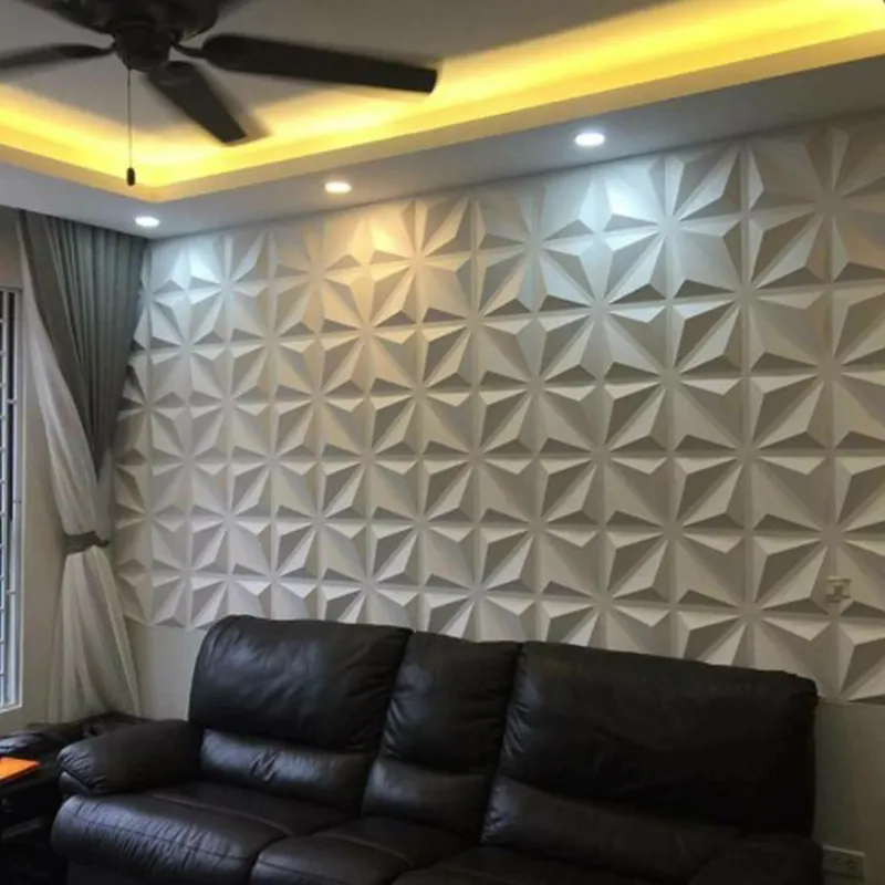 Harga Pabrik Profesional Cetakan Dinding Pvc Kualitas Tinggi Panel 3D untuk Dekoratif