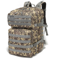 Camping randonnée 45L grand sac Bug Out Kit de survie Pack Molle sac à dos sac hommes voyage tactique sac à dos