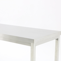Commercial En Acier Inoxydable Inox Table De Travail Cuisine Pour Restaurant pour Boucherie Hôpital avec Prix de Gros