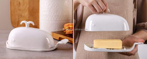 Beurrier en porcelaine OEM avec couvercle Beurrier avec couvercle <span class=keywords><strong>Grand</strong></span> beurrier mignon Conteneur en forme <span class=keywords><strong>de</strong></span> baleine - Product Image 6