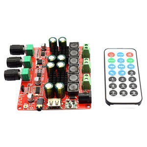 TPA3116 2.1 2X50W + 100 4.2 Bộ Khuếch Đại Loa Siêu Trầm Kỹ Thuật Số BT Bộ Khuếch Đại Công Suất HiFi USB Bảng Âm Thanh + Điều Khiển Từ Xa - Product Image 1