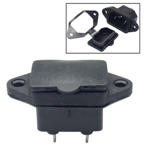 3 connettori di alimentazione con adattatore per montaggio a <span class=keywords><strong>pannello</strong></span> AC 250V 10A IEC 320 C14 con copertura a molla - Product Image 1