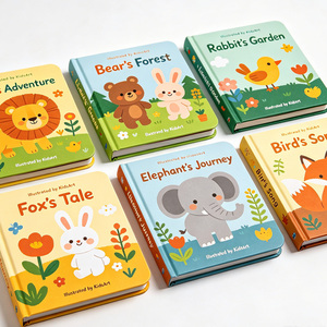 Impresión de Libros Infantiles, Libros de Lectura Personalizados, Papel Grueso a Todo Color, Tinta de Soja Apta para Niños, Laminación Mate Disponible - Product Image 1