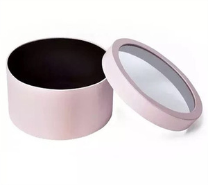 Cylinder Shape Transparent PVC Window Round Flower <strong>Box</strong> <strong>Bride</strong> Hand Gift of Flowers Soap Rose Flower Gift <strong>Box</strong> - Product Image 1