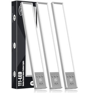 Paquete de 2 Luces LED Recargables con Sensor de Movimiento para Armario, Luces para Mostrador, Cocina, Escaleras, Iluminación para Gabinetes - Product Image 1