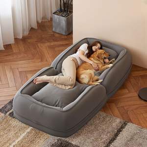 <span class=keywords><strong>Cama</strong></span> Grande para Perros y Personas Adultas - Sofá <span class=keywords><strong>Nido</strong></span> Plegable de Pana con Reclinable Ajustable - <span class=keywords><strong>Cama</strong></span> Gigante Tipo Puff - Fábrica OEM/ODM - Product Image 1