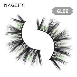 <span class=keywords><strong>Magefy</strong></span> OEM Fournisseur de cils sur mesure Cils de vison de fête 3D colorés et dramatiques - Product Image 3