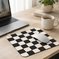 Tapis de souris en caoutchouc vierge personnalisé de haute qualité pour sublimation, idéal pour le bureau et le gaming