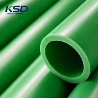 Muestra Gratuita de Tubería de Plástico KSD, Tubería Verde para Agua Fría y Caliente PN12.5, Tuberías PPR para Materiales de Plomería