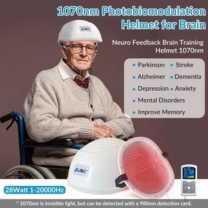 Casco de Neuroterapia con Luz Infrarroja, Dispositivo de Fotobiomodulación Cerebral para la Ajuste del Sistema Nervioso en Casos de <span class=keywords><strong>Esquizofrenia</strong></span>, TOC y Tinnitus - Product Image 1