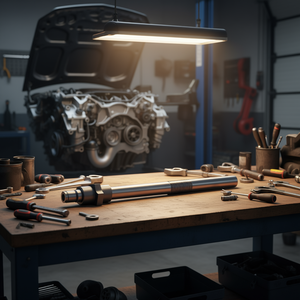 FG 215 Ca14 Automotive Repair <b>Tool</b> Long Shaft With <b>Threaded</b> Section For Precision Work - Product Image 3