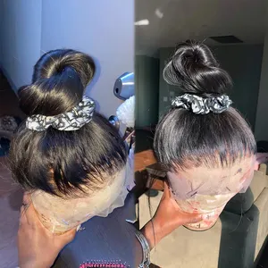 批发<span class=keywords><strong>5A</strong></span> + 级马来西亚处女人发全蕾丝假发120% 密度全彩直深波浪款式9A级 - Product Image 1