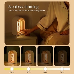 Nordic LED <b>Touch</b> Lamp <b>Bedside</b> Night <b>Light</b> Creative Gift Kid Bluetooth Audio Desktop <b>Light</b> Wireless Music Player Table Lamp Decor - Product Image 5