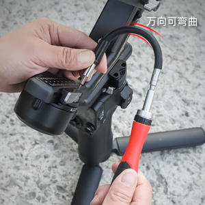 Manche de tournevis de précision Hi-Spec 4 mm avec tige d'extension flexible et poignée antidérapante pour la réparation - Product Image 2