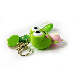 Porte-clés drôle dessin animé créatif mignon Couple porte-clés presse Mini <span class=keywords><strong>Pop</strong></span> <span class=keywords><strong>It</strong></span> porte-clés <span class=keywords><strong>grenouille</strong></span> porte-clés sac à dos 3d porte-clés en caoutchouc - Product Image 2
