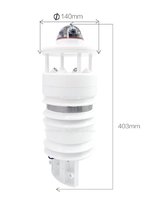Estación Inteligente de Detección de Aire FRT AQM606 con Sensor Ultrasónico de Monitoreo de Gases para Calidad del Aire en Zonas Industriales, Salida RS485