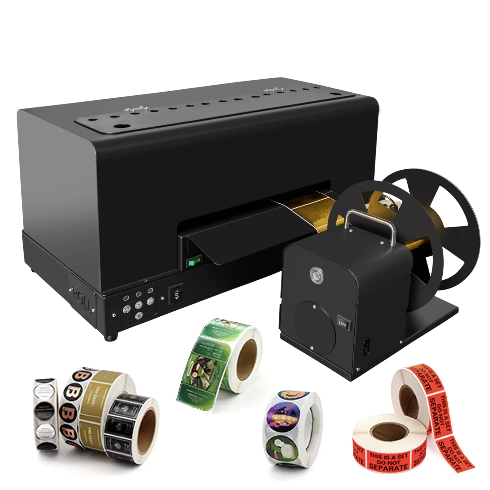 A3 UV Coated Photo Paper Plastic PET ABS Aluminum Foil Stainless Steel Sticker Metal PVC Color Label Printer XP600 Print Head