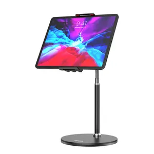 KAKUSIGA אוניברסלי Tablet Stand 360 סיבוב מתכוונן יציב סוגר עומד שולחן עבודה שולחן לוח בעל