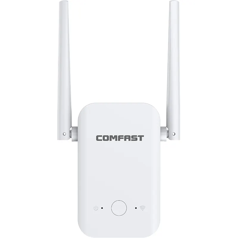 Penguat jangkauan WiFi, repeater jaringan nirkabel 2.4GHz 300Mbps dengan antena eksternal