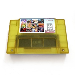 Super 110 in 1 and 68 in 1 Purple/YELLOW 16 Bit Video <b>Game</b> Consoles USA NTSC Shell Multi <b>Game</b> Cartridge With for Snes - Product Image 2