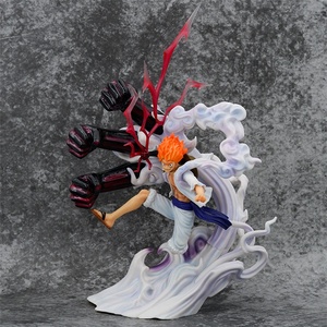 33cm One Pieces Red Sun <span class=keywords><strong>God</strong></span> Nika Gear 5 Monkey D Luffy <span class=keywords><strong>Battle</strong></span> Ver Collection Anime Figura de juguete - Product Image 4