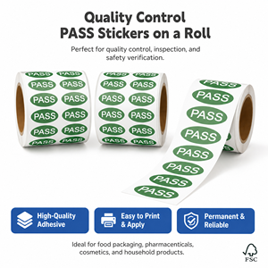 Etiquetas Redondas de Vinilo con Acabado Mate Duradero, Pegatinas Circulares Personalizadas de Alta Calidad para Uso Industrial y Doméstico - Product Image 3