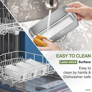 Moldes para Pan, Moldes de Acero Inoxidable para Pan Casero y Brownies, Resistentes y Saludables, Aptos para Horno y Lavavajillas - Product Image 5