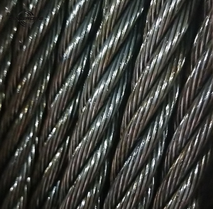 Морской оцинкованный кабель, Круглый стальной трос, горячеоцинкованный/неоцинкованный 6x36WS + IWRC 36 мм 44 мм с смазкой - Product Image 2